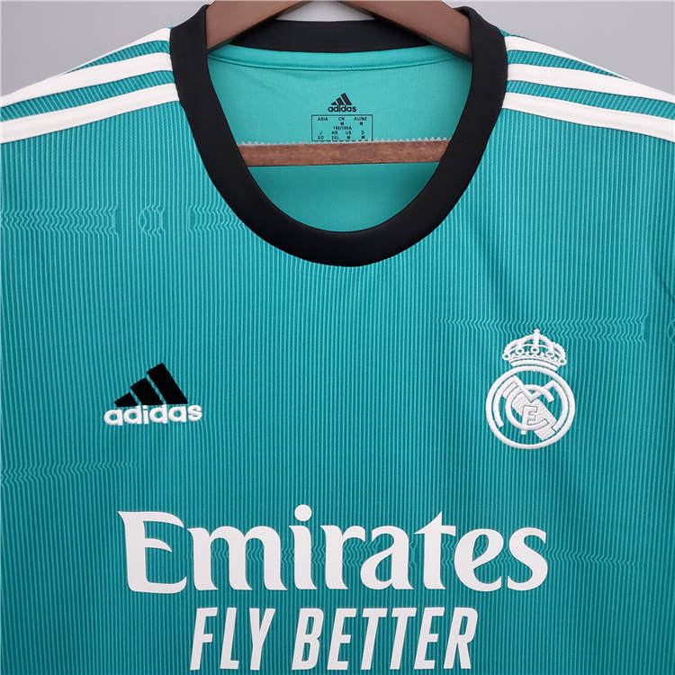 Real Madrid 21-22 Third Green Soccer Jersey Football Shirt - Click Image to Close